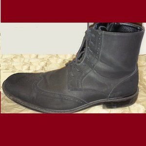Mens Unlisted (Kenneth Cole) Buzzer Boots oxford high top shoes with zipper
